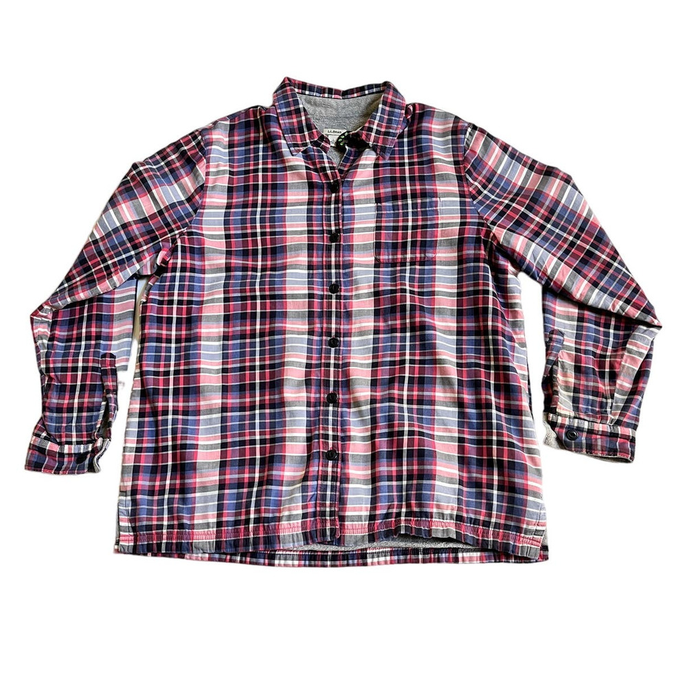 L.L.Bean Fleece Lined Flannel